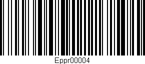 Código de barras (EAN, GTIN, SKU, ISBN): 'Eppr00004'