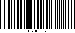 Código de barras (EAN, GTIN, SKU, ISBN): 'Eprs00007'