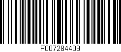 Código de barras (EAN, GTIN, SKU, ISBN): 'F007284409'
