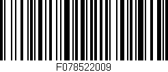 Código de barras (EAN, GTIN, SKU, ISBN): 'F078522009'