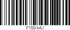 Código de barras (EAN, GTIN, SKU, ISBN): 'F150-MU'