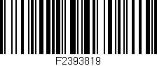 Código de barras (EAN, GTIN, SKU, ISBN): 'F2393819'