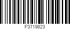 Código de barras (EAN, GTIN, SKU, ISBN): 'F3719823'