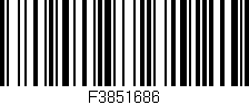 Código de barras (EAN, GTIN, SKU, ISBN): 'F3851686'