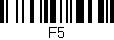 Código de barras (EAN, GTIN, SKU, ISBN): 'F5'