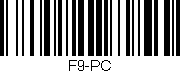Código de barras (EAN, GTIN, SKU, ISBN): 'F9-PC'