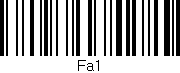 Código de barras (EAN, GTIN, SKU, ISBN): 'FA1'