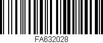 Código de barras (EAN, GTIN, SKU, ISBN): 'FA632028'