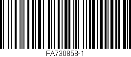 Código de barras (EAN, GTIN, SKU, ISBN): 'FA730858-1'