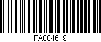 Código de barras (EAN, GTIN, SKU, ISBN): 'FA804619'