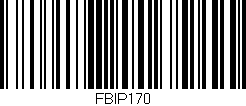 Código de barras (EAN, GTIN, SKU, ISBN): 'FBIP170'