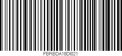 Código de barras (EAN, GTIN, SKU, ISBN): 'FBRBDA18DI021'