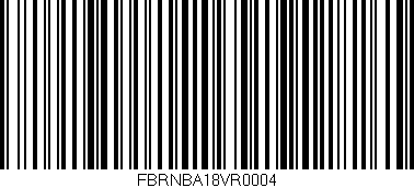 Código de barras (EAN, GTIN, SKU, ISBN): 'FBRNBA18VR0004'