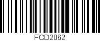 Código de barras (EAN, GTIN, SKU, ISBN): 'FCD2062'