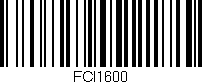 Código de barras (EAN, GTIN, SKU, ISBN): 'FCI1600'