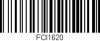 Código de barras (EAN, GTIN, SKU, ISBN): 'FCI1620'