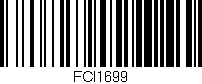 Código de barras (EAN, GTIN, SKU, ISBN): 'FCI1699'