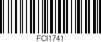 Código de barras (EAN, GTIN, SKU, ISBN): 'FCI1741'