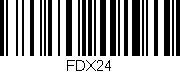 Código de barras (EAN, GTIN, SKU, ISBN): 'FDX24'