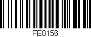 Código de barras (EAN, GTIN, SKU, ISBN): 'FE0156'