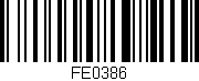 Código de barras (EAN, GTIN, SKU, ISBN): 'FE0386'