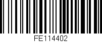 Código de barras (EAN, GTIN, SKU, ISBN): 'FE114402'