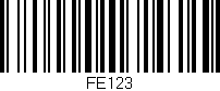 Código de barras (EAN, GTIN, SKU, ISBN): 'FE123'