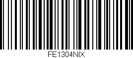 Código de barras (EAN, GTIN, SKU, ISBN): 'FE1304NIX'