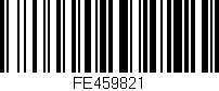 Código de barras (EAN, GTIN, SKU, ISBN): 'FE459821'