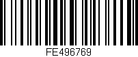 Código de barras (EAN, GTIN, SKU, ISBN): 'FE496769'