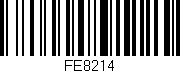 Código de barras (EAN, GTIN, SKU, ISBN): 'FE8214'