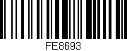 Código de barras (EAN, GTIN, SKU, ISBN): 'FE8693'