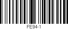 Código de barras (EAN, GTIN, SKU, ISBN): 'FE94-1'