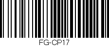 Código de barras (EAN, GTIN, SKU, ISBN): 'FG-CP17'