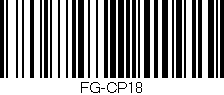 Código de barras (EAN, GTIN, SKU, ISBN): 'FG-CP18'
