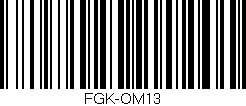 Código de barras (EAN, GTIN, SKU, ISBN): 'FGK-OM13'