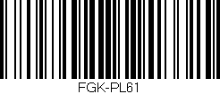 Código de barras (EAN, GTIN, SKU, ISBN): 'FGK-PL61'