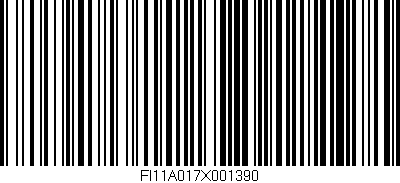 Código de barras (EAN, GTIN, SKU, ISBN): 'FI11A017X001390'