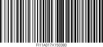 Código de barras (EAN, GTIN, SKU, ISBN): 'FI11A017X150380'