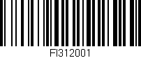 Código de barras (EAN, GTIN, SKU, ISBN): 'FI312001'
