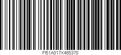 Código de barras (EAN, GTIN, SKU, ISBN): 'FI51A017X465370'