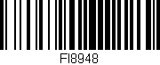 Código de barras (EAN, GTIN, SKU, ISBN): 'FI8948'
