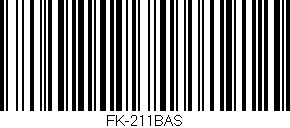 Código de barras (EAN, GTIN, SKU, ISBN): 'FK-211BAS'