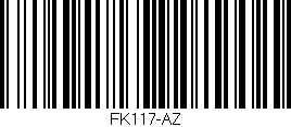 Código de barras (EAN, GTIN, SKU, ISBN): 'FK117-AZ'