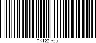 Código de barras (EAN, GTIN, SKU, ISBN): 'FK122-Azul'
