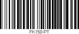 Código de barras (EAN, GTIN, SKU, ISBN): 'FK150-PT'