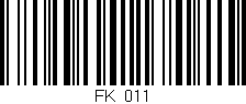 Código de barras (EAN, GTIN, SKU, ISBN): 'FK_011'