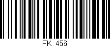 Código de barras (EAN, GTIN, SKU, ISBN): 'FK_456'