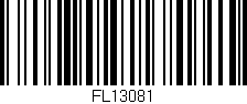 Código de barras (EAN, GTIN, SKU, ISBN): 'FL13081'