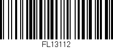 Código de barras (EAN, GTIN, SKU, ISBN): 'FL13112'